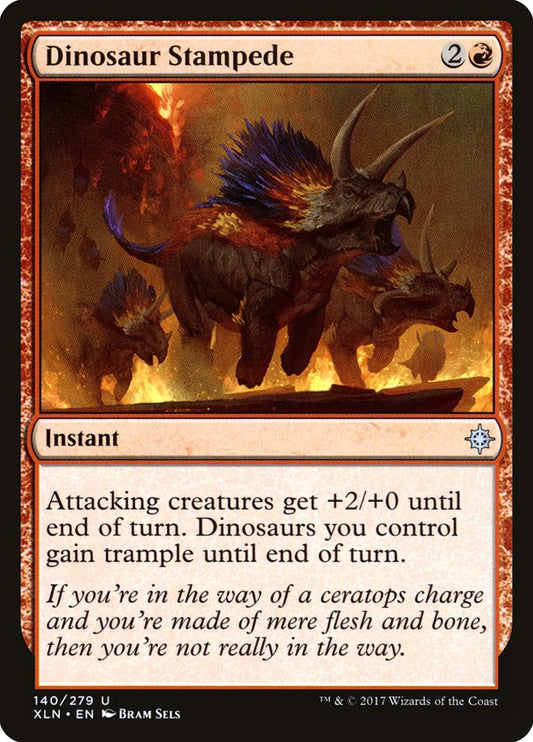 Dinosaur Stampede – Ixalan [XLN] – D – #140