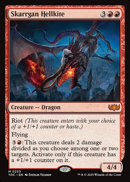 Skarrgan Hellkite – Tarkir: Dragonstorm Commander [TDC] – English – #233