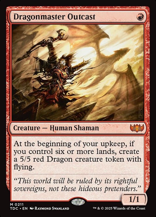 Dragonmaster Outcast – Tarkir: Dragonstorm Commander [TDC] – English – #211