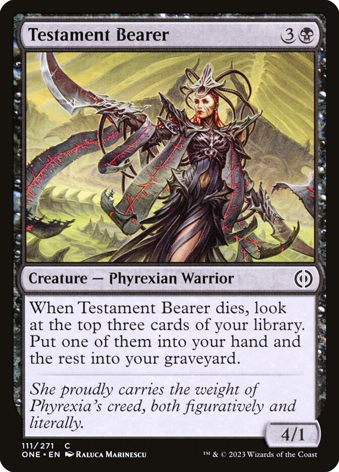 Testament Bearer – Phyrexia: All Will Be One [ONE] – D – #111