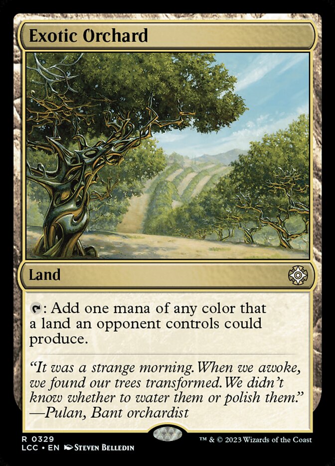 Exotic Orchard – The Lost Caverns of Ixalan Commander [LCC] – English – #329