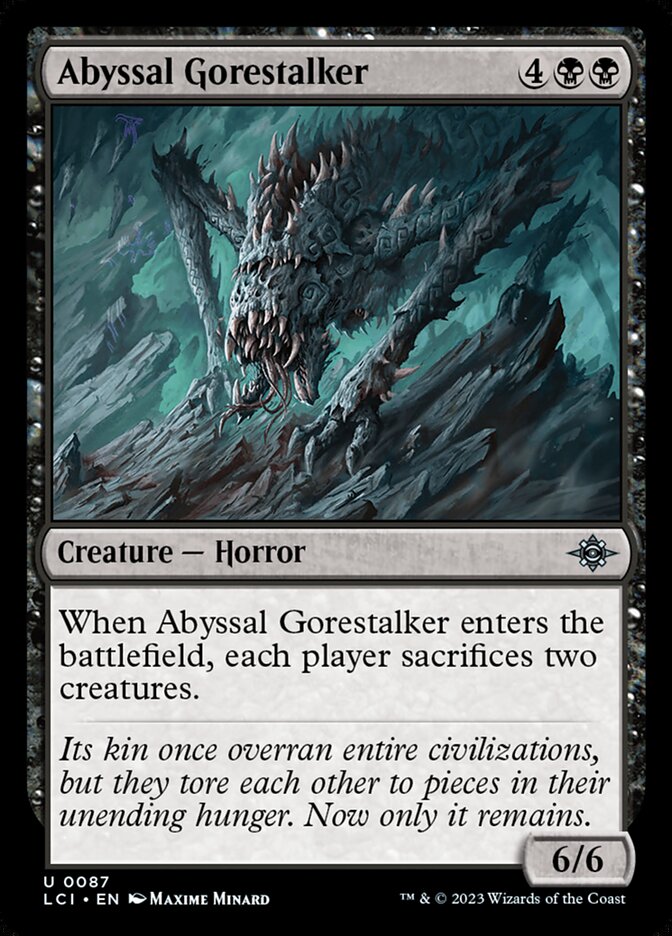 Abyssal Gorestalker – The Lost Caverns of Ixalan [LCI] – D – #87