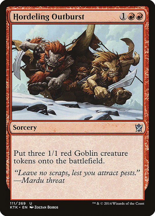 Hordeling Outburst – Khans of Tarkir [KTK] – English – #111