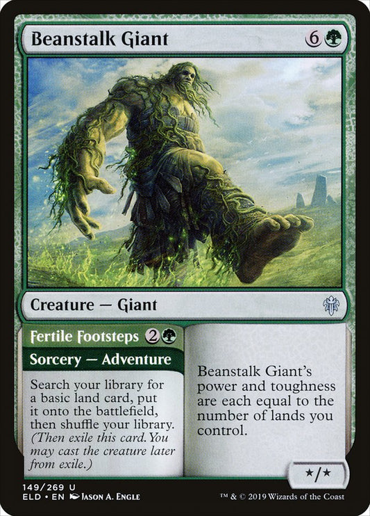 Beanstalk Giant // Fertile Footsteps – Throne of Eldraine [ELD] – English – #149