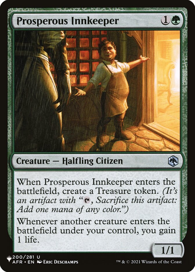 Prosperous Innkeeper – The List [PLST] – English – #AFR-200