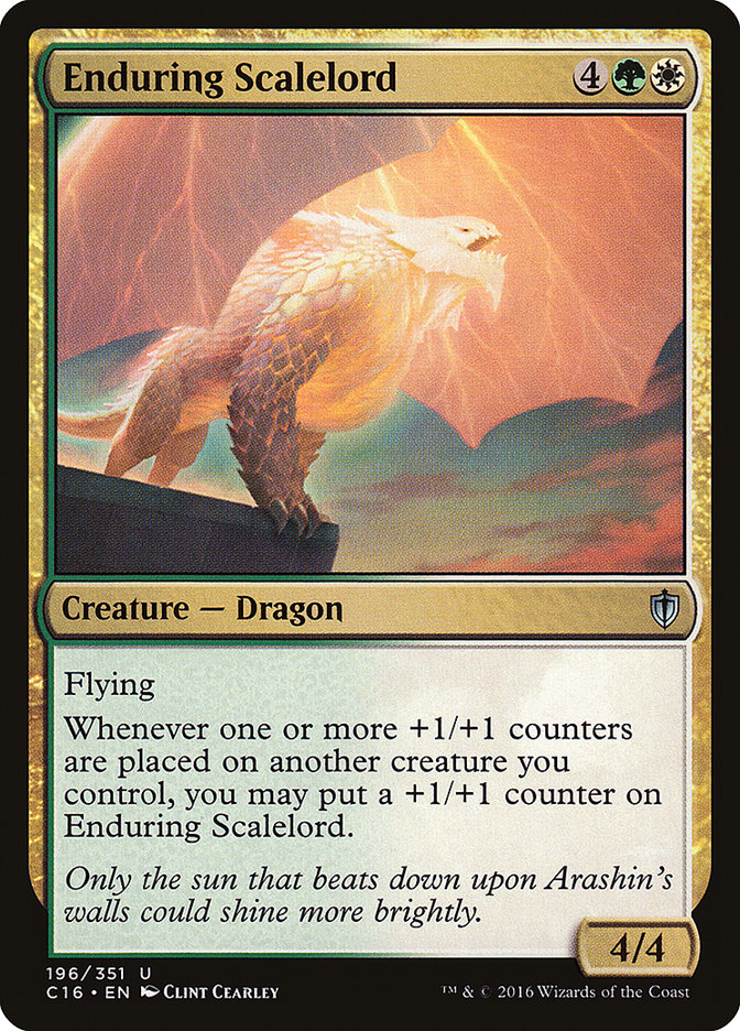 Enduring Scalelord – Commander 2016 [C16] – D – #196