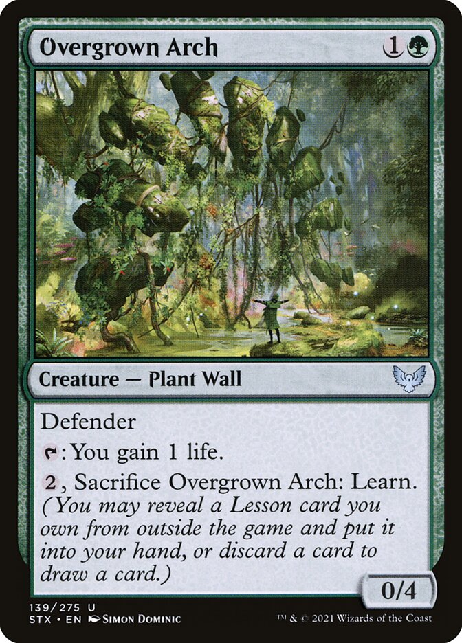 Overgrown Arch – Strixhaven: School of Mages [STX] – D – #139