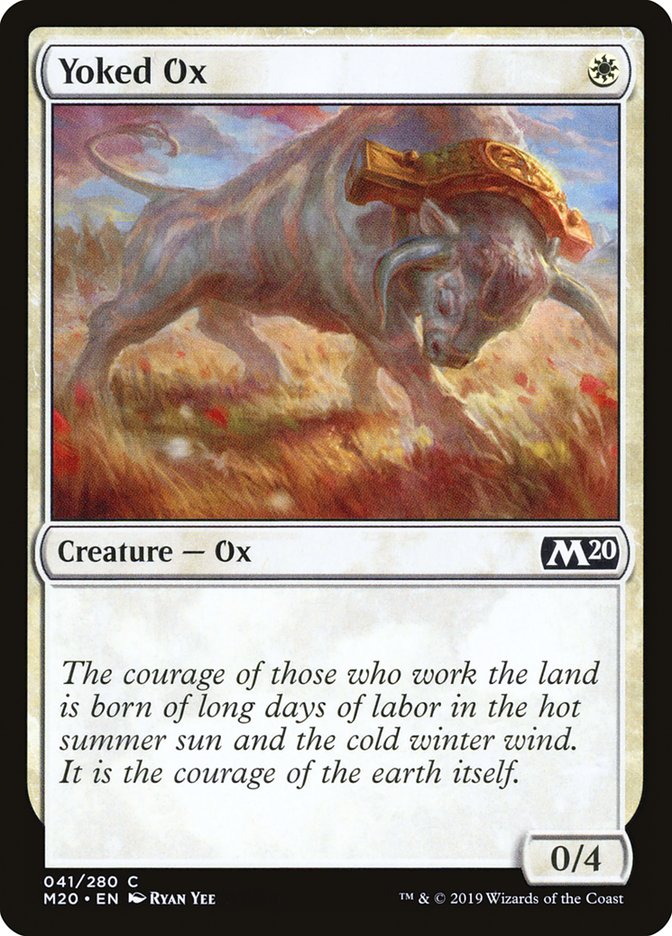 Yoked Ox – Core Set 2020 [M20] – D – #41