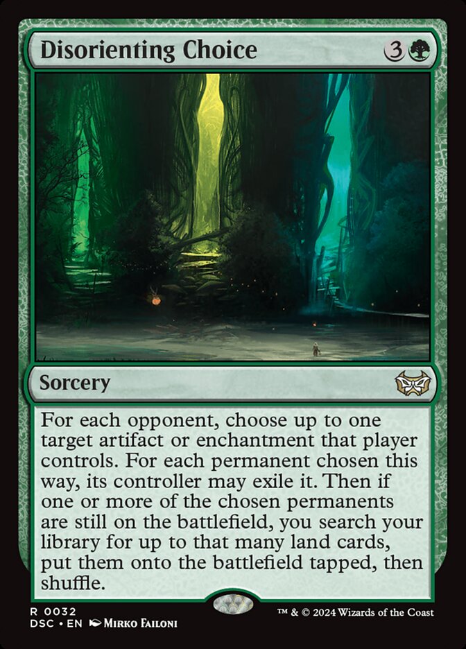 Disorienting Choice – Duskmourn: House of Horror Commander [DSC] – English – #32
