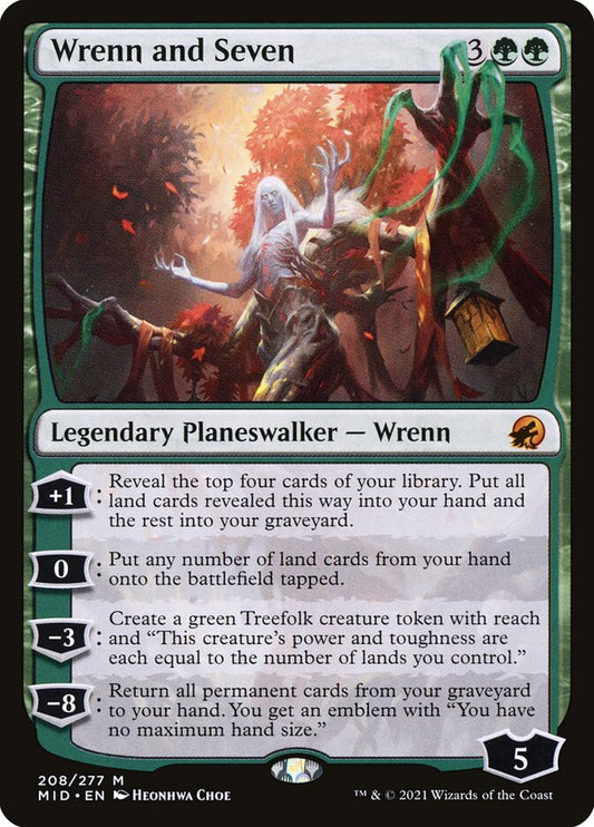 Wrenn and Seven – Innistrad: Midnight Hunt [MID] – English – #208