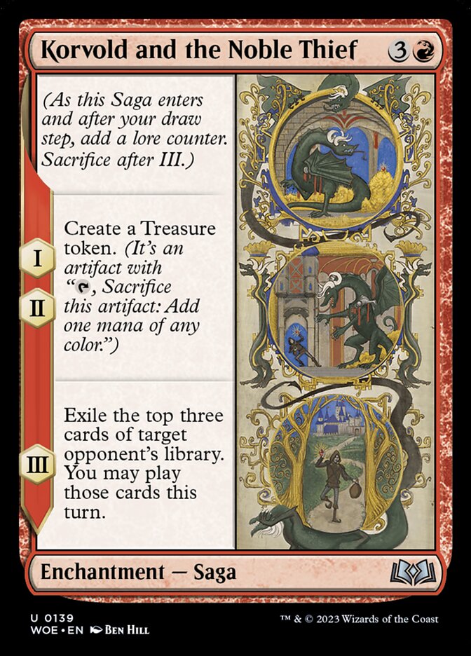 Korvold and the Noble Thief – Wilds of Eldraine [WOE] – English – #139