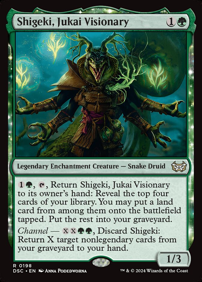Shigeki, Jukai Visionary – Duskmourn: House of Horror Commander [DSC] – English – #198