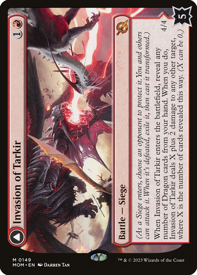 Invasion of Tarkir // Defiant Thundermaw – March of the Machine [MOM] – English – #149