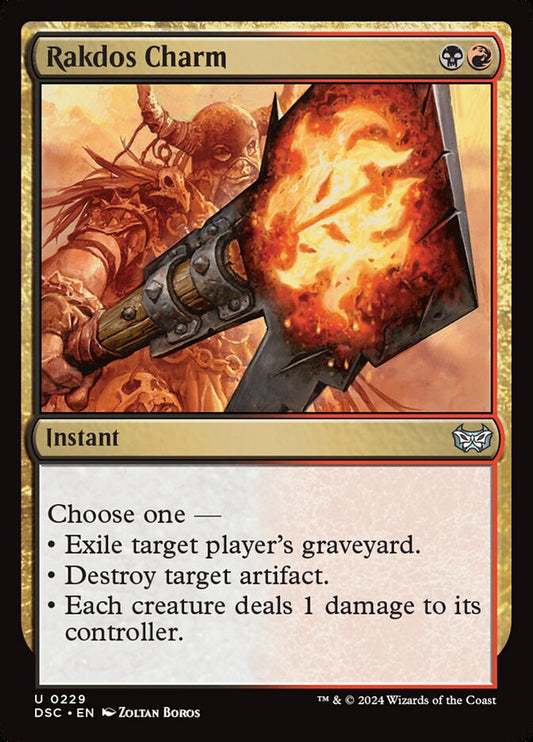 Rakdos Charm – Duskmourn: House of Horror Commander [DSC] – English – #229