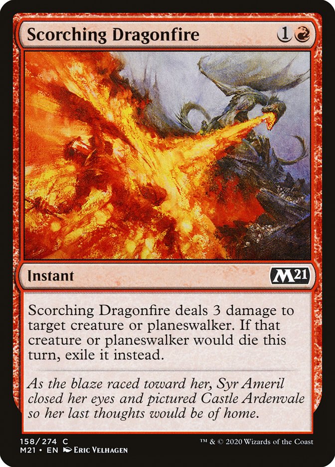 Scorching Dragonfire – Core Set 2021 [M21] – English – #158