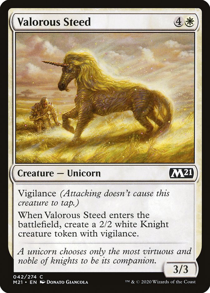 Valorous Steed – Core Set 2021 [M21] – English – #42