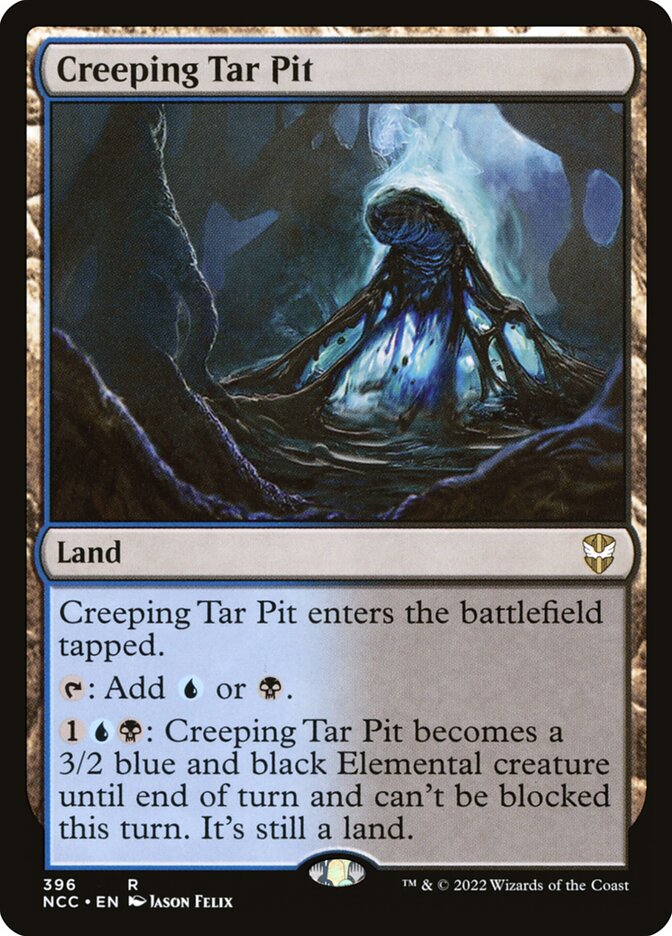 Creeping Tar Pit – New Capenna Commander [NCC] – English – #396