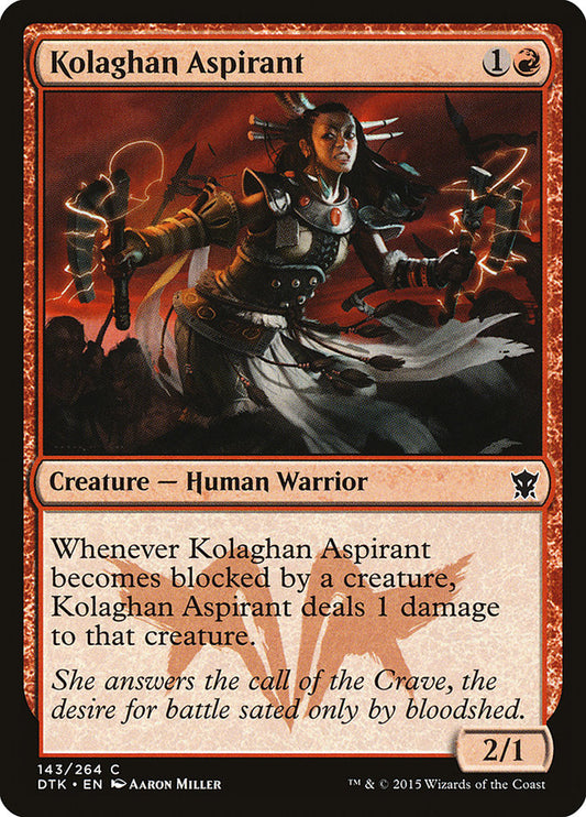 Kolaghan Aspirant – Dragons of Tarkir [DTK] – English – #143