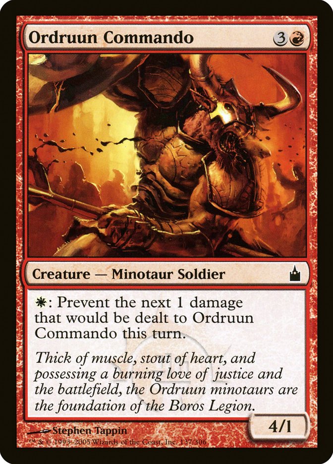 Ordruun Commando – Ravnica: City of Guilds [RAV] – English – #137
