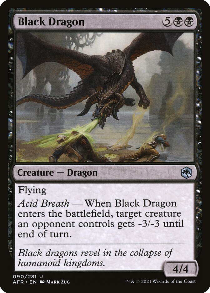 Black Dragon – Adventures in the Forgotten Realms [AFR] – English – #90
