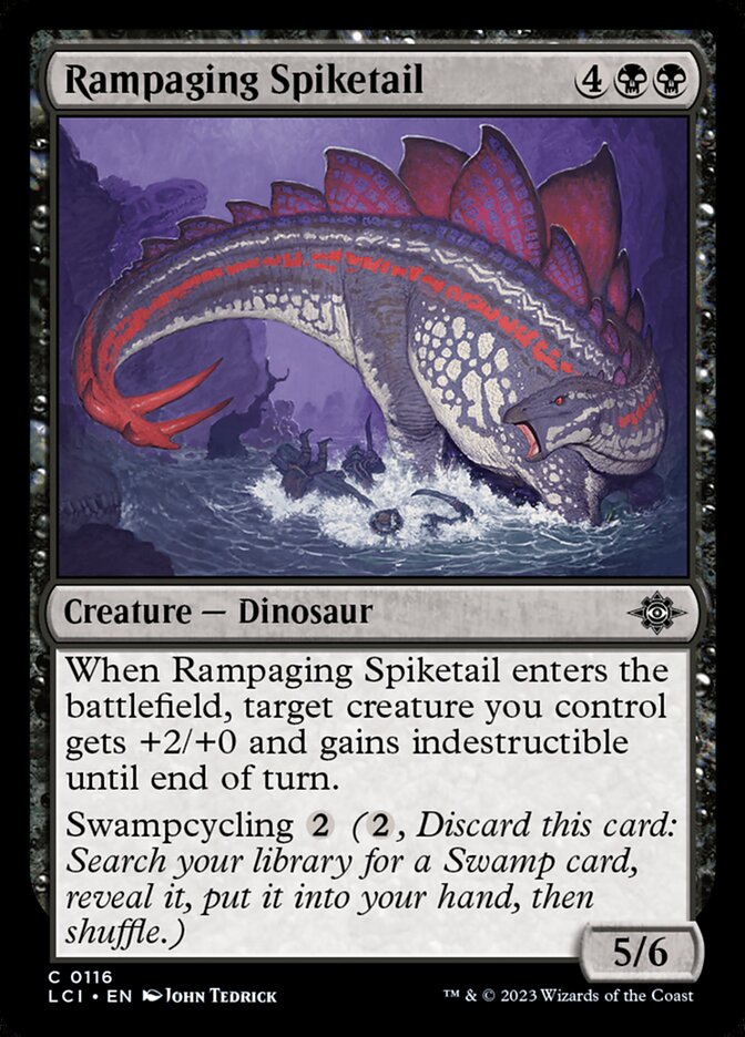 Rampaging Spiketail – The Lost Caverns of Ixalan [LCI] – D – #116