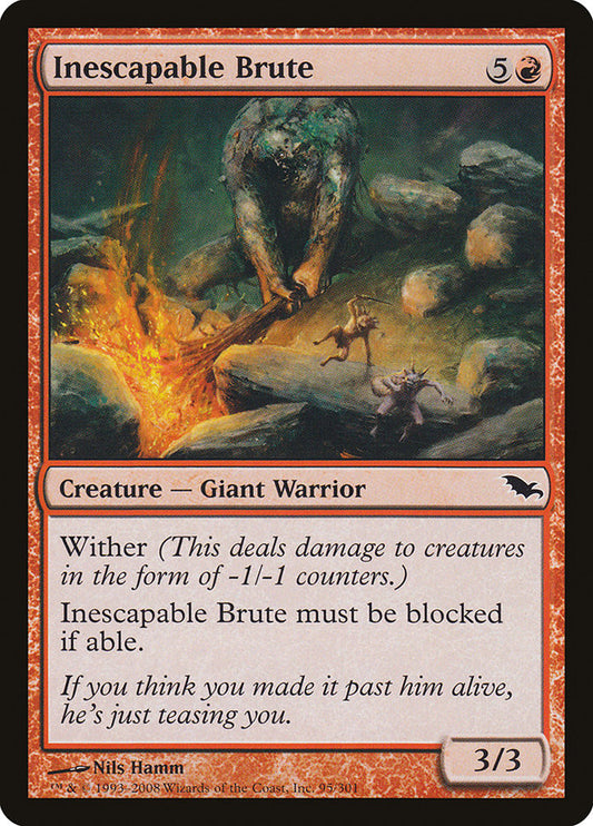 Inescapable Brute – Shadowmoor [SHM] – English – #95