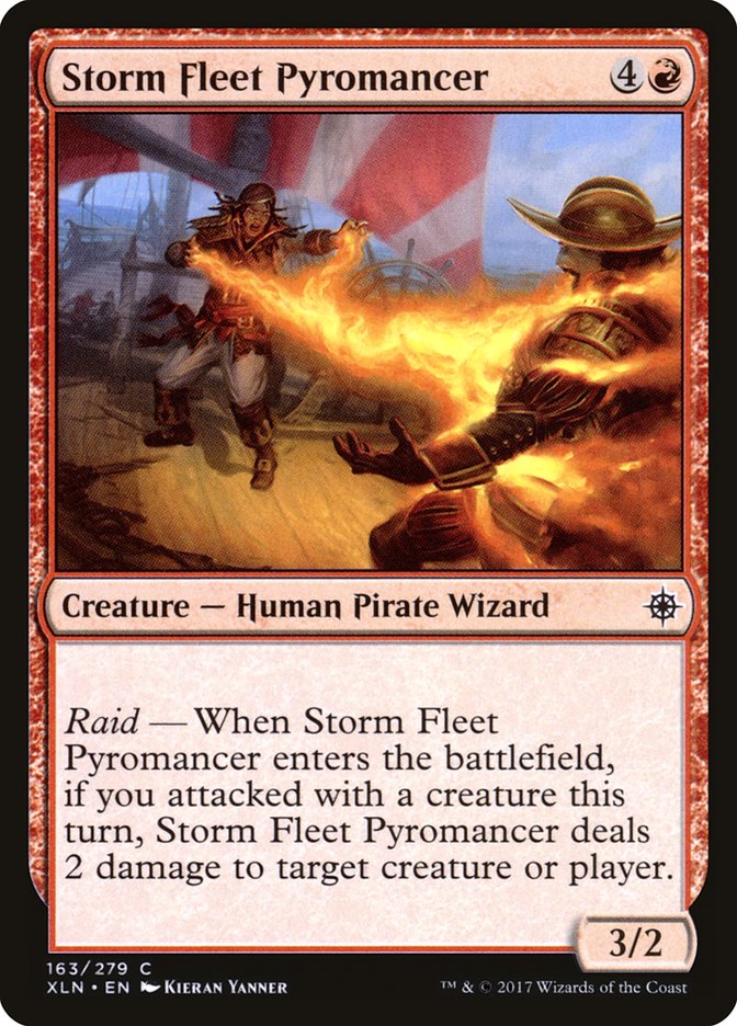 Storm Fleet Pyromancer – Ixalan [XLN] – D – #163