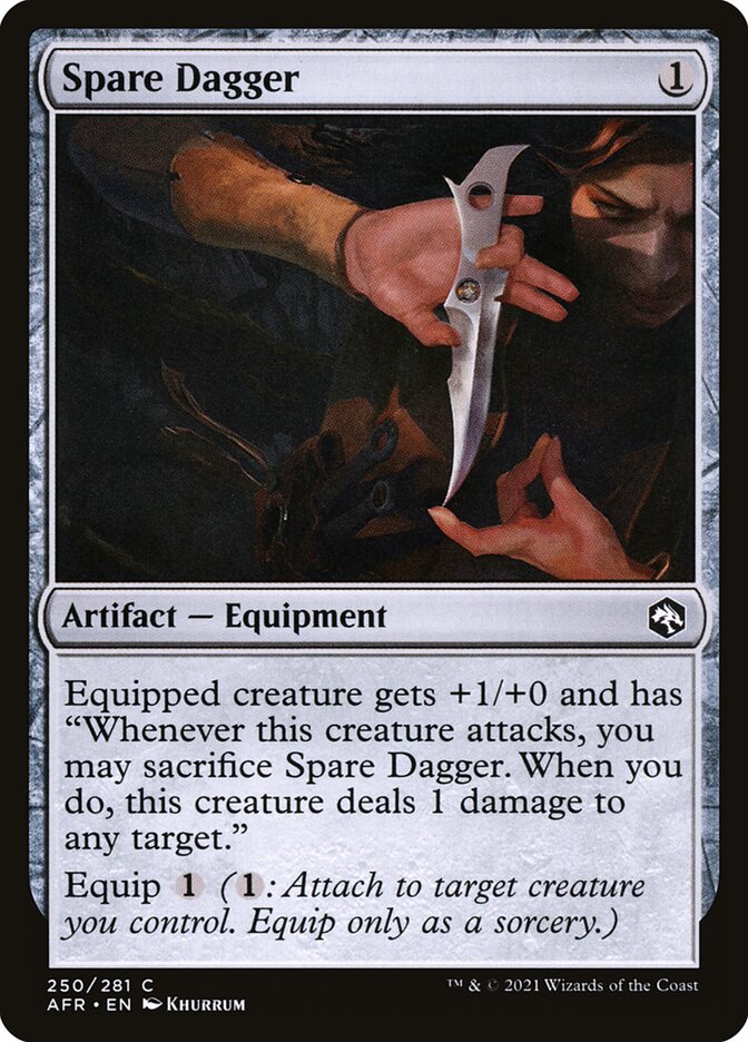 Spare Dagger – Adventures in the Forgotten Realms [AFR] – D – #250
