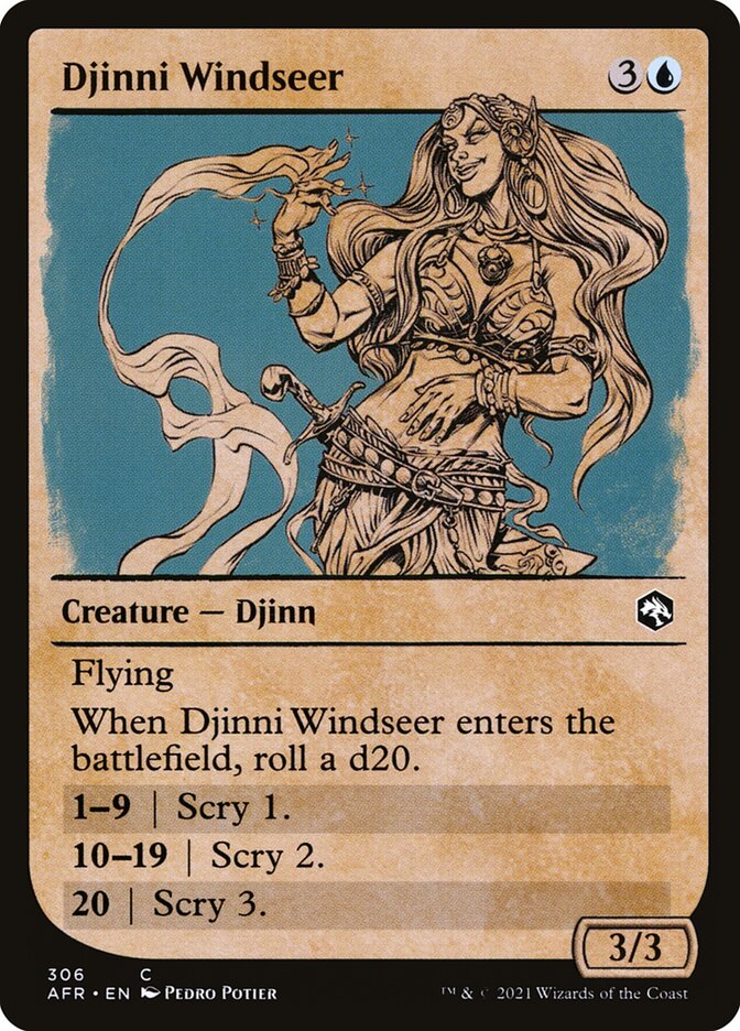 Djinni Windseer – Adventures in the Forgotten Realms [AFR] – D – #306