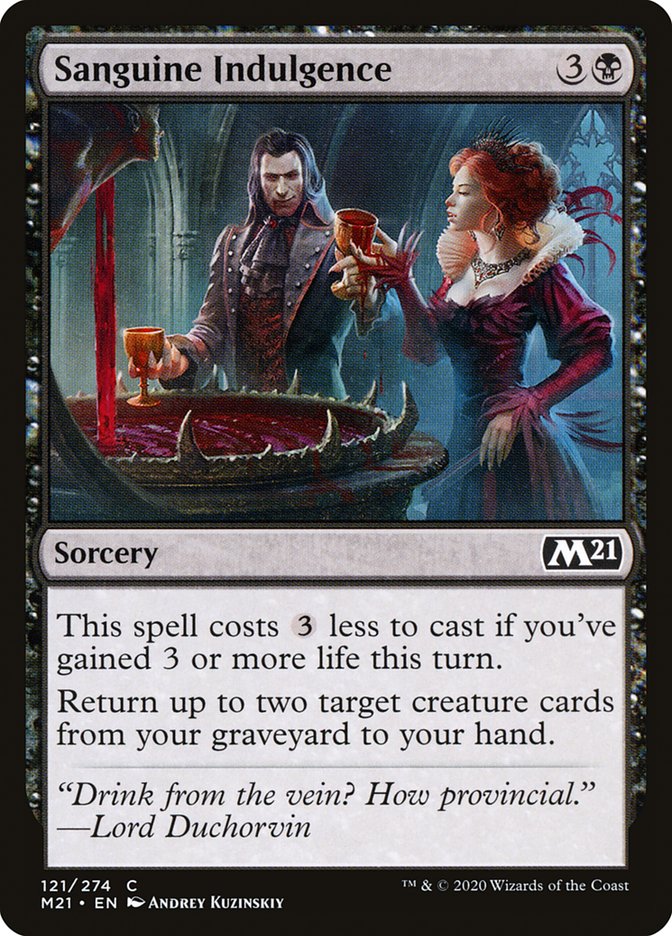 Sanguine Indulgence – Core Set 2021 [M21] – English – #121