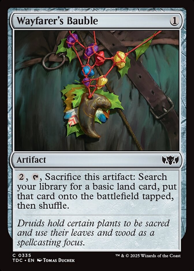 Wayfarer's Bauble – Tarkir: Dragonstorm Commander [TDC] – English – #335