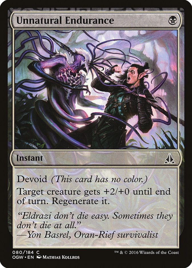 Unnatural Endurance – Oath of the Gatewatch [OGW] – English – #80