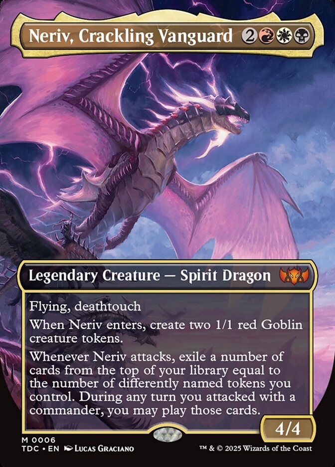 Neriv, Crackling Vanguard – Tarkir: Dragonstorm Commander [TDC] – English – #6