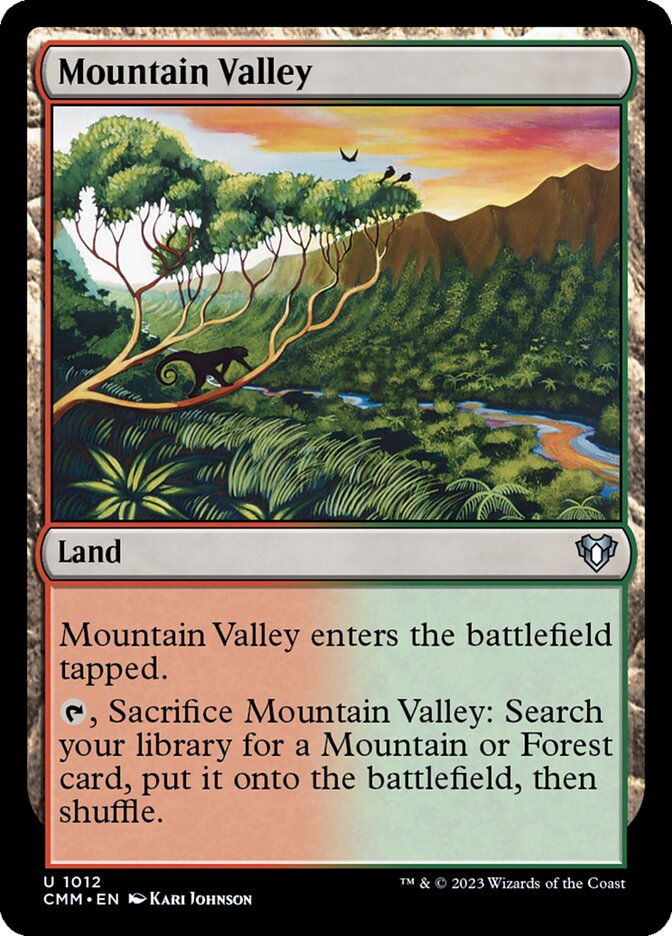 Mountain Valley – Commander Masters [CMM] – D – #1012