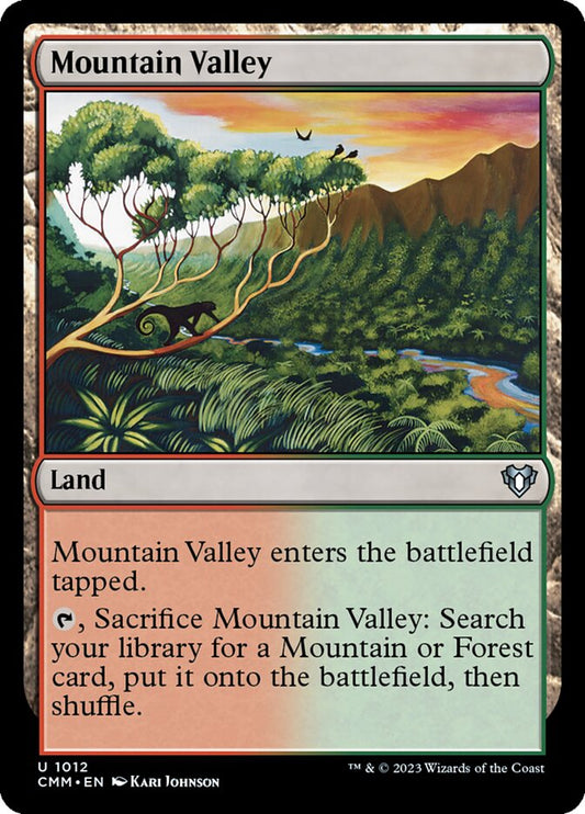 Mountain Valley – Commander Masters [CMM] – D – #1012