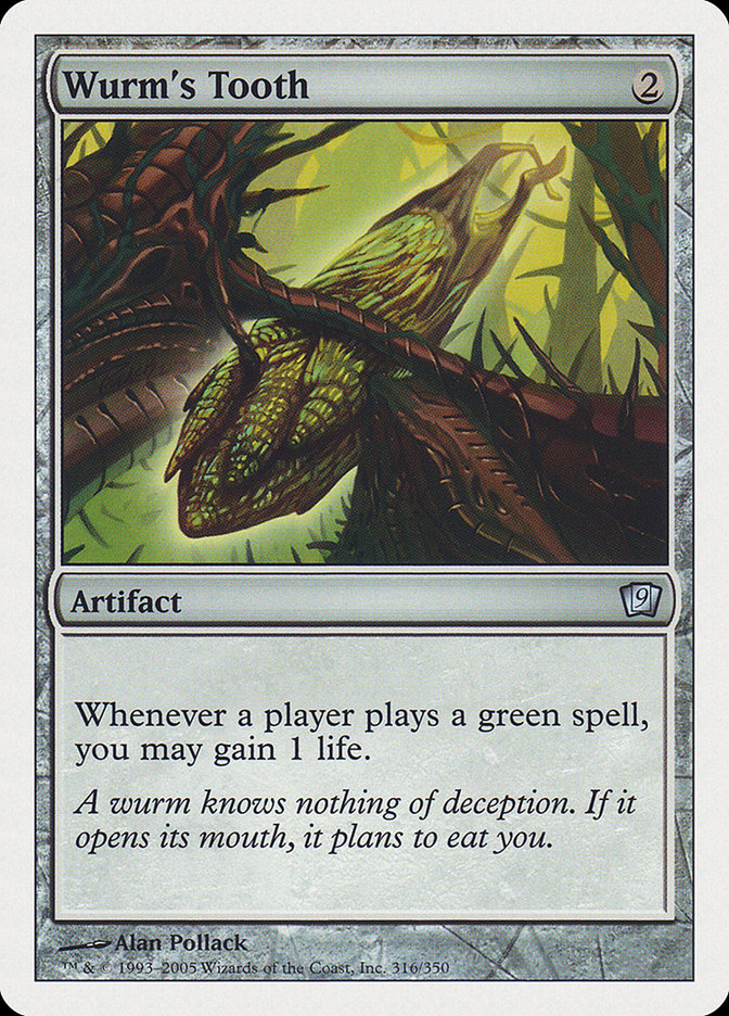 Wurm's Tooth – Ninth Edition [9ED] – D – #316