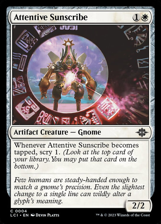 Attentive Sunscribe – The Lost Caverns of Ixalan [LCI] – D – #4