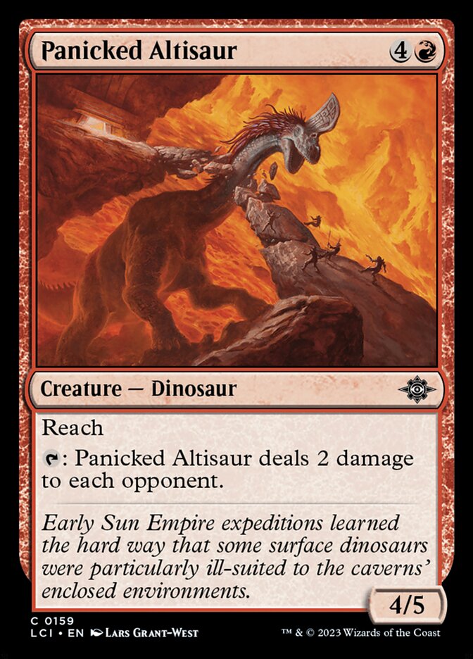 Panicked Altisaur – The Lost Caverns of Ixalan [LCI] – D – #159