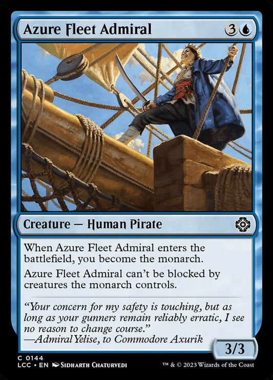 Azure Fleet Admiral – The Lost Caverns of Ixalan Commander [LCC] – English – #144