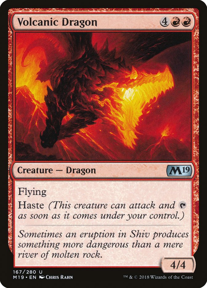 Volcanic Dragon – Core Set 2019 [M19] – D – #167
