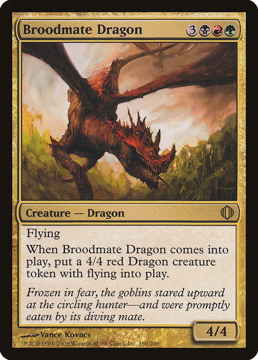 Broodmate Dragon – Shards of Alara [ALA] – English – #160