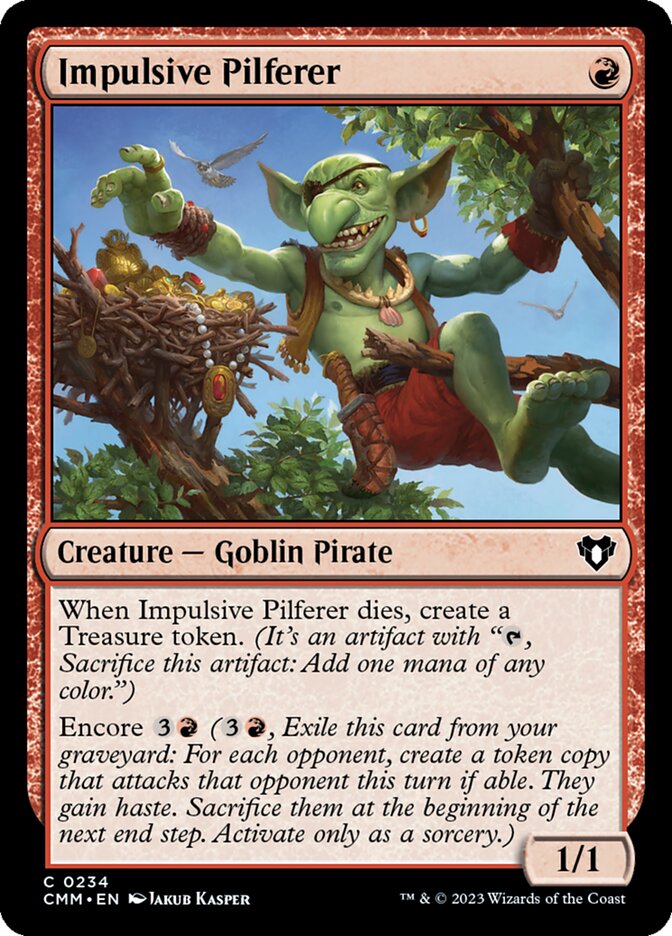 Impulsive Pilferer – Commander Masters [CMM] – English – #234