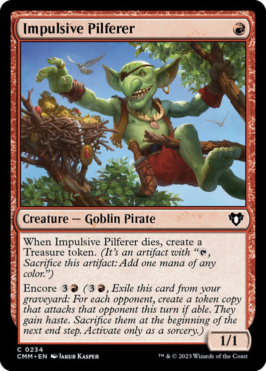 Impulsive Pilferer – Commander Masters [CMM] – English – #234