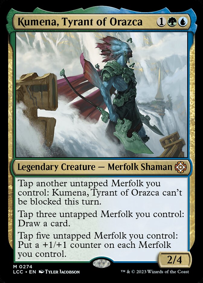 Kumena, Tyrant of Orazca – The Lost Caverns of Ixalan Commander [LCC] – English – #274