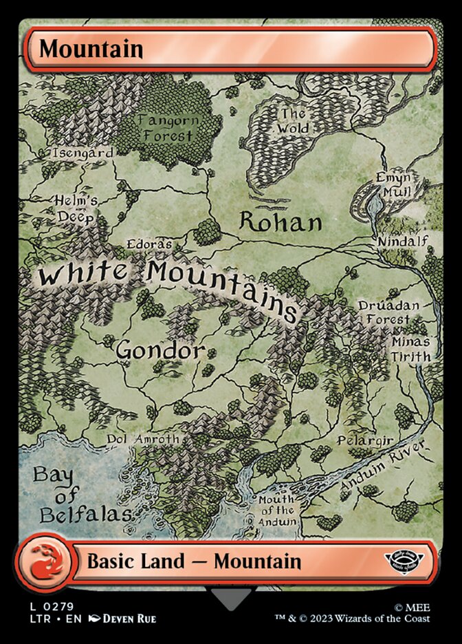 Mountain – The Lord of the Rings: Tales of Middle-earth [LTR] – English – #279