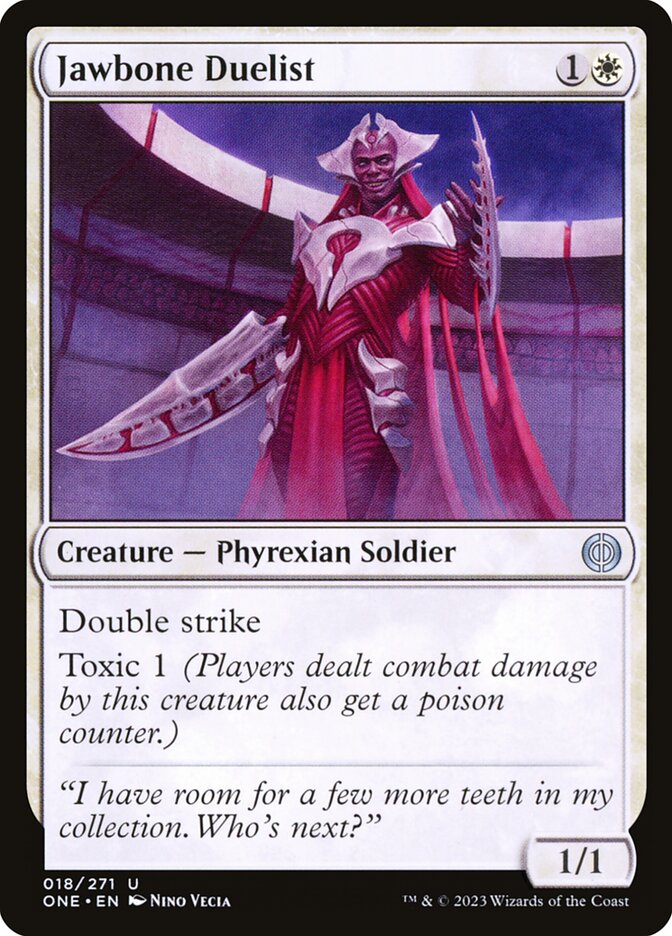 Jawbone Duelist – Phyrexia: All Will Be One [ONE] – D – #18