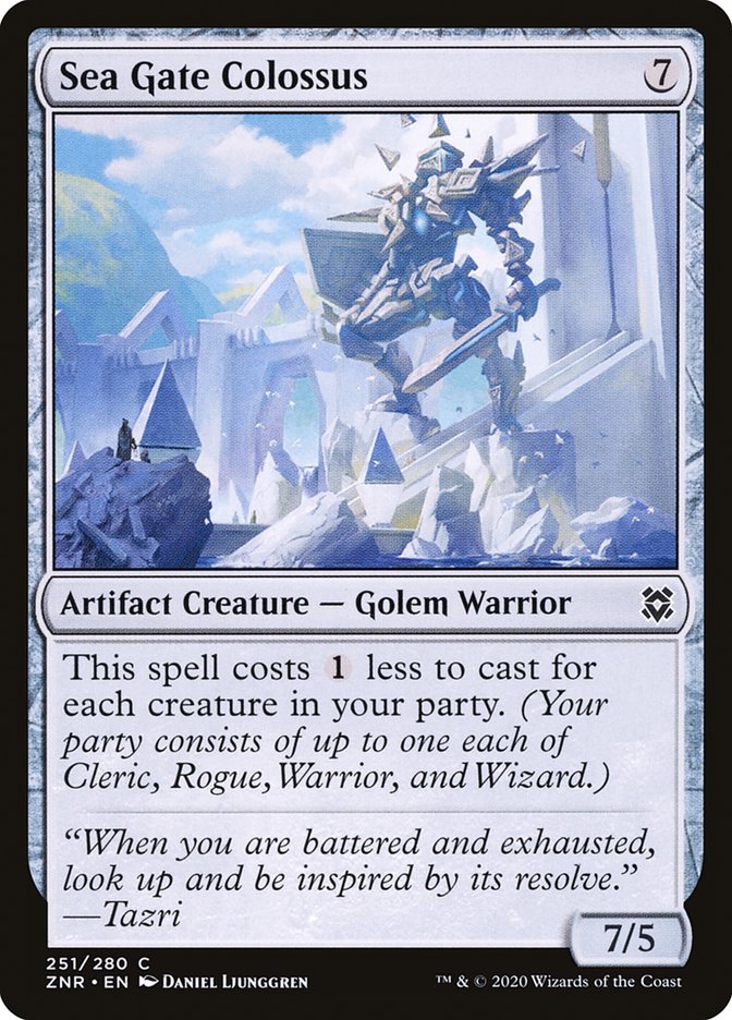 Sea Gate Colossus – Zendikar Rising [ZNR] – English – #251