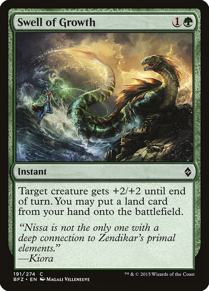 Swell of Growth – Battle for Zendikar [BFZ] – English – #191