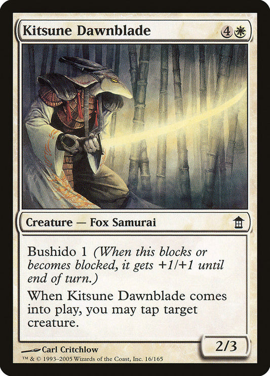 Kitsune Dawnblade – Saviors of Kamigawa [SOK] – English – #16