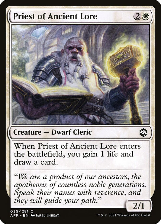Priest of Ancient Lore – Adventures in the Forgotten Realms [AFR] – English – #35